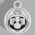 Mario-Keyring-v1-bw.png Mario Keyring