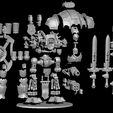 pezzi_2.jpg Heiliger Ritter Khyron - Geheimes Heiliges Warmachine
