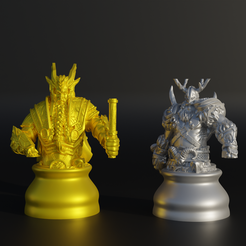 5.png Archivo STL Vikings Figura de Personaje Juego de Ajedrez - 8 Piezas Diferentes Modelo de impresión 3D・Objeto de impresión 3D para descargar