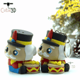 Cutie3D-Christmas Nutcracker Keycap Fidget Clicker Keychain_09.png Cutie3D Christmas Nutcracker Keycap Fidget Clicker Keychain - Cute Backpack Keychain