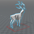 2017-07-11_17h05_54.png Бесплатный STL файл Lowpoly deer・Шаблон для загрузки и 3D-печати