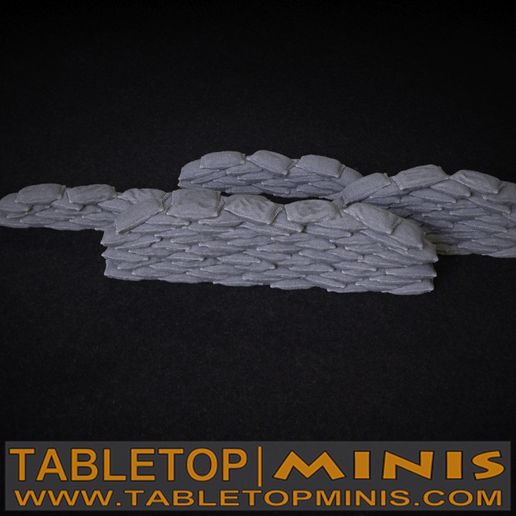 C_comp_angles.0002.jpg Download STL file Sand Bags Straight • 3D printing model, TableTopMinis