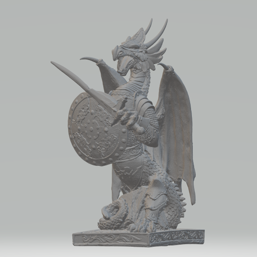 Fantasy Dragon (STL) 3D model