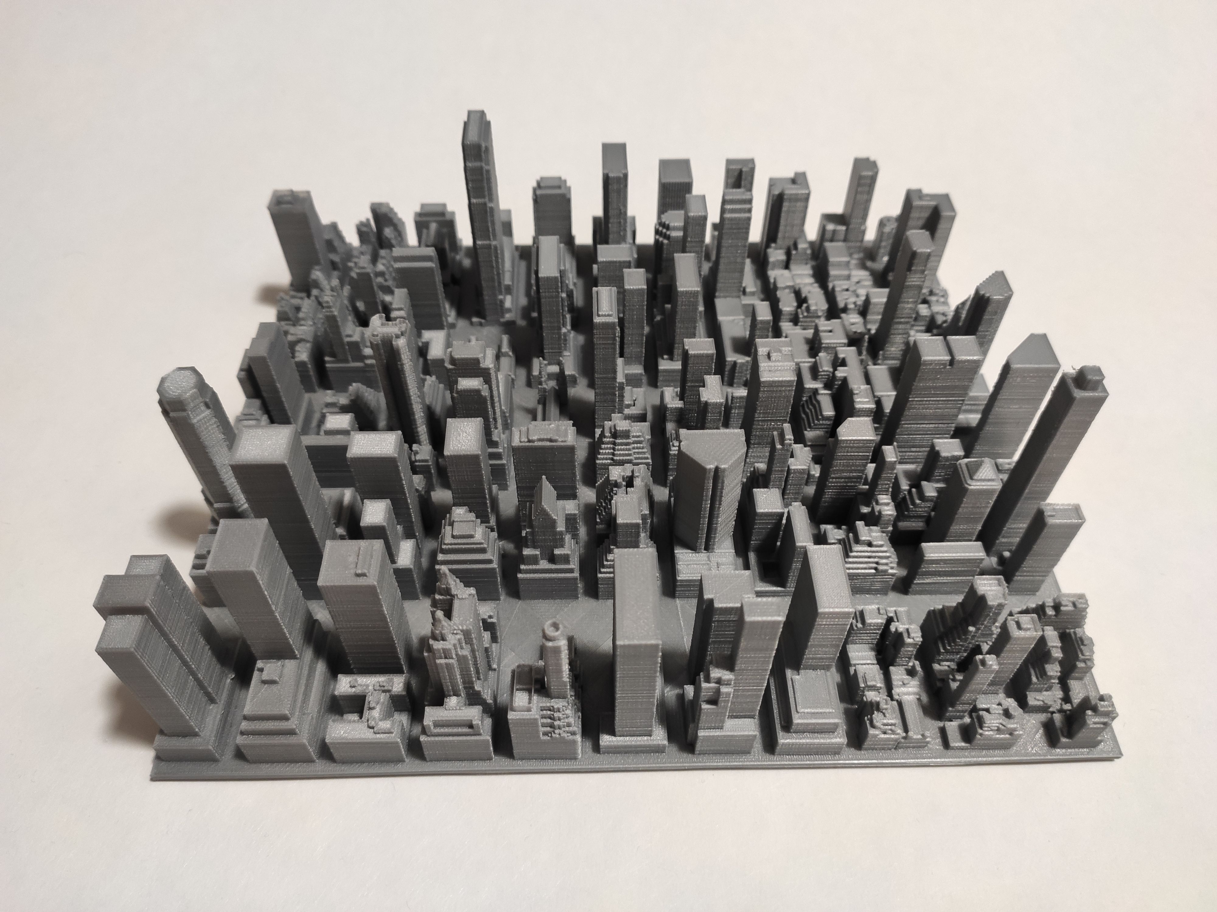 Download STL file 3D Model of Manhattan Tile 33 • 3D printing model ・ Cults