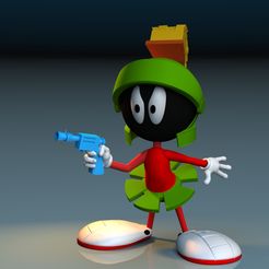 marv-4.jpg Marvin der Marsmensch - Marvin der Marsmensch - Looney Tunes - separate Waffe als Geschenk