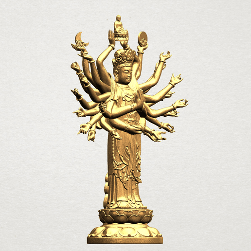 Avalokitesvara Bodhisattva (multi hand) 80mm -B09.png Avalokitesvara Bodhisattva (várias mãos) (i)