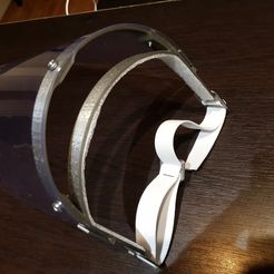 Face shield.jpg Free STL file Face shield COVID・3D printer design to download