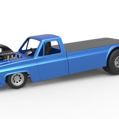 1.jpg 3D file Diecast pulling truck 2wd Scale 1:25・3D printing template to download