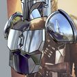 mandalorian2234.jpg Full Beskar armor from The Mandalorian UPDATED 3D print model