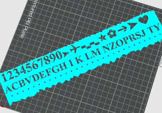 📏 patterned ruler・ STL File for 3D printing and Papercraft & Origami・Cults