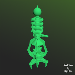 ShockTowers.png Archivo 3D Torre de choque・Modelo para descargar y imprimir en 3D