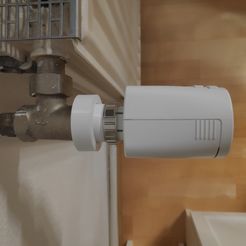 IMG_20191213_172132.jpg STL file Braukmann Honeywell M40x1,5 thermostatic head/valve adapter・Model to download and 3D print