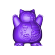 HalloweenSnorlax.stl STL file POKEMON - HALLOWEEN SNORLAX・3D print model to download, scrazyone