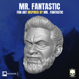 MR. FANTASTIC FAN ART INSPIRED BY MR. FANTASTIC [erst | Mister Fantastic fan art head inspired by Mr Fantastic for action figures