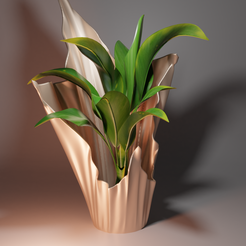 VolupteDrap-TheInnerWay01.png STL file Voluptuous Flower Pot・3D printing template to download