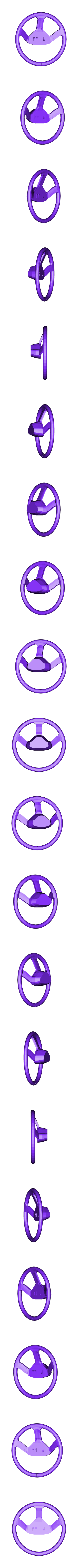 steering_wheel.stl Archivo STL gratis ¡¡DIY Máquina del Tiempo DeLorean con luces!!・Plan imprimible en 3D para descargar, OneIdMONstr