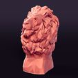 I1.jpg Low Poly Lion Bust