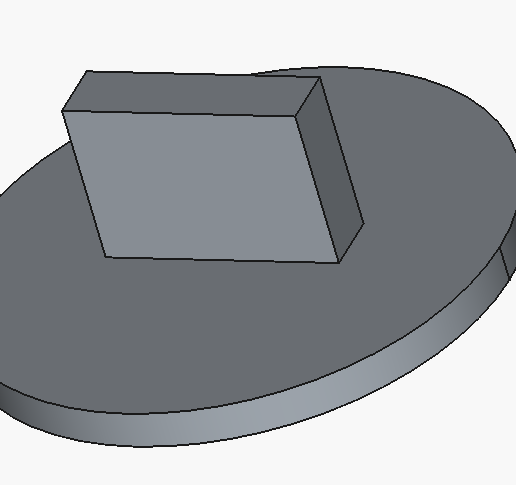 Ikea Shelf Cam lock cover - 3D model önizlemesi