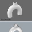 3.jpg STL file NORDIC CIRCULAR FLAT HOLLOW VASE / JARRÓN NORDIC CIRCULAR FLAT HOLLOW VASE・3D printing template to download