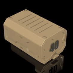 1.1.png 40 Cal Ammo Box w/Locking - 3D Printable