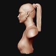12.jpg Bella Hadid portrait sculpture 3D print model