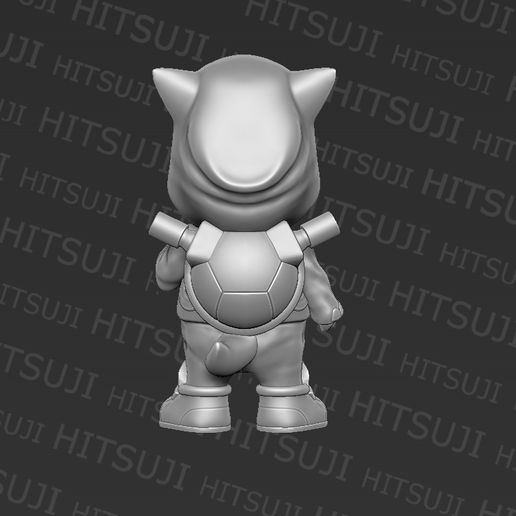 SQ3.jpg 3D file Squirtle ItsBirdy Style・3D print model to download, Hitsuji