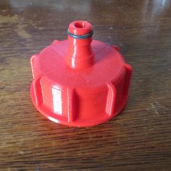 S60x06_Cuve1000L avec sortie GARDENA.JPG Fichier STL gratuit S60x06_Cuve1000L avec sortie GARDENA・Objet pour imprimante 3D à télécharger