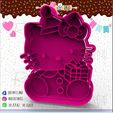 121-Hello-kity-con-regalo-navideño.jpg cookie cutter hello kitty christmas cookie cutter