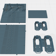 MHB03F- Mecha Hangar Bay 03 Fixture parts4.png -MHB03F- Mecha Hangar Bay 03 Launcher Fixture 3D print Files