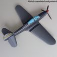 13.jpg Static model kit of a WWII warbird