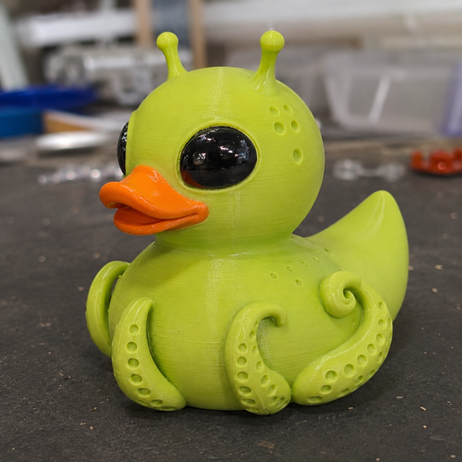 👽 Alien Rubber Ducky・ STL File for 3D printing・Cults