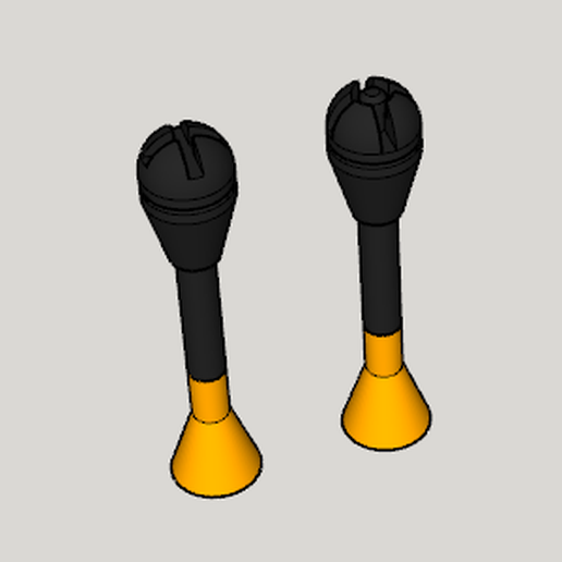 Cold Steel Big Boa Blow Gun 3D Printable Stun Dart & Cracker Dart 3D model