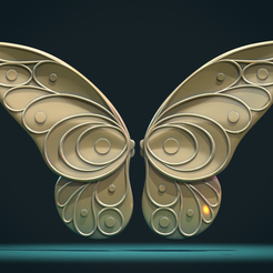 BW-01.png 3D file Butterfly Wings・3D printing model to download
