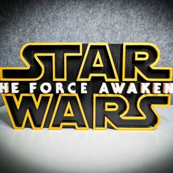 LOGO/SIGNO MULTICOLOR 3D - STAR WARS: El Despertar de la Fuerza