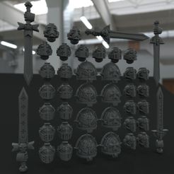 cults_knight0.jpg Файл STL Мрачные ангелы + обновления крестоносцев-тамплиеров・Идея 3D-печати для скачивания