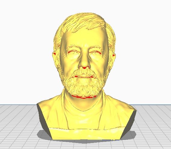 Unbenannt.jpg Archivo STL Busto del viejo Obi-Wan Kenobi・Objeto de impresión 3D para descargar, Vision_3D
