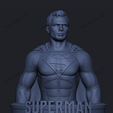 Superman-bust_stl-presupport_dprintable-1.png SuperMan Bust 3D printable
