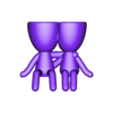 Enamorados 2.stl Free STL file Florero Maceta Robert N° 2 VASE FLOWERPOT ROBERT IN LOVE・3D print design to download