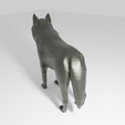 WolfLeftBackRender.png Low Poly Wolf