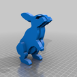 Easter-Bunny-Standing.png Easter Bunny (sitting/standing) 3-layered-animal cnc/laser