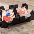 PXL_20230122_013337074.jpg Rolling PLAYING CARD TRAY with Caster Wheels