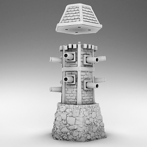 1.png Dark Middle Ages Architecture - town square turret