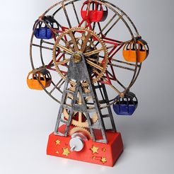 DSC_3800Small.jpg Free STL file Ferris Wheel・Object to download and to 3D print, wjordan819