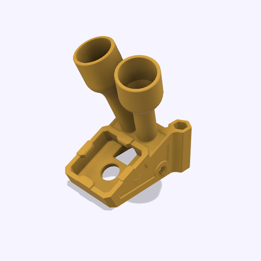 ImpulseRC Apex 5 DJI O4 Pro Antenna Mount + GPS GEPRC m10 3D model