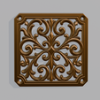 Screenshot-2026-09-17-173134.png Victorian Vent Cover Decor Grill – Ornate Wall Vent Cover, Decorative Register Grille, Gothic Scrollwork 3D Print File