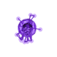 tentacle1_sup_flat.stl [Pre-Supported] EVIL WORM MONSTER THAT DIGS TUNNELS