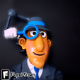 4-D.png Flexi Print-in-Place Inspector Gadget