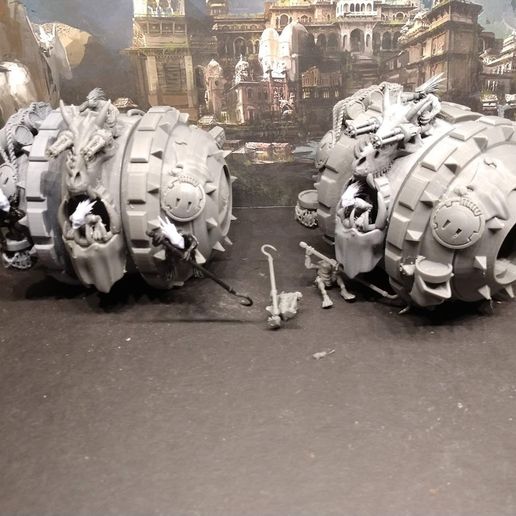 Free STL file Kroot Ball, count as Tau Devilfish transport・3D print ...