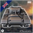 5.jpg Valentine Mark Mk. II infantry tank - UK United WW2 Kingdom British England Army Western Front Normandy Africa Bulge WWII D-Day