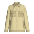 Girls-Button-Up-Jacket-With-Cargo-Pockets_0.png Girls Button-Up Jacket With Cargo Pockets | Marvelous / Clo3d / obj / fbx